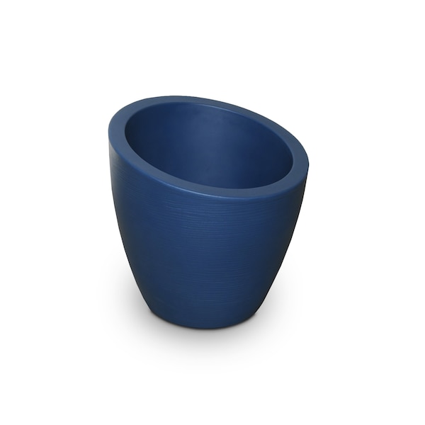 Modesto 20in Round Planter - Neptune Blue